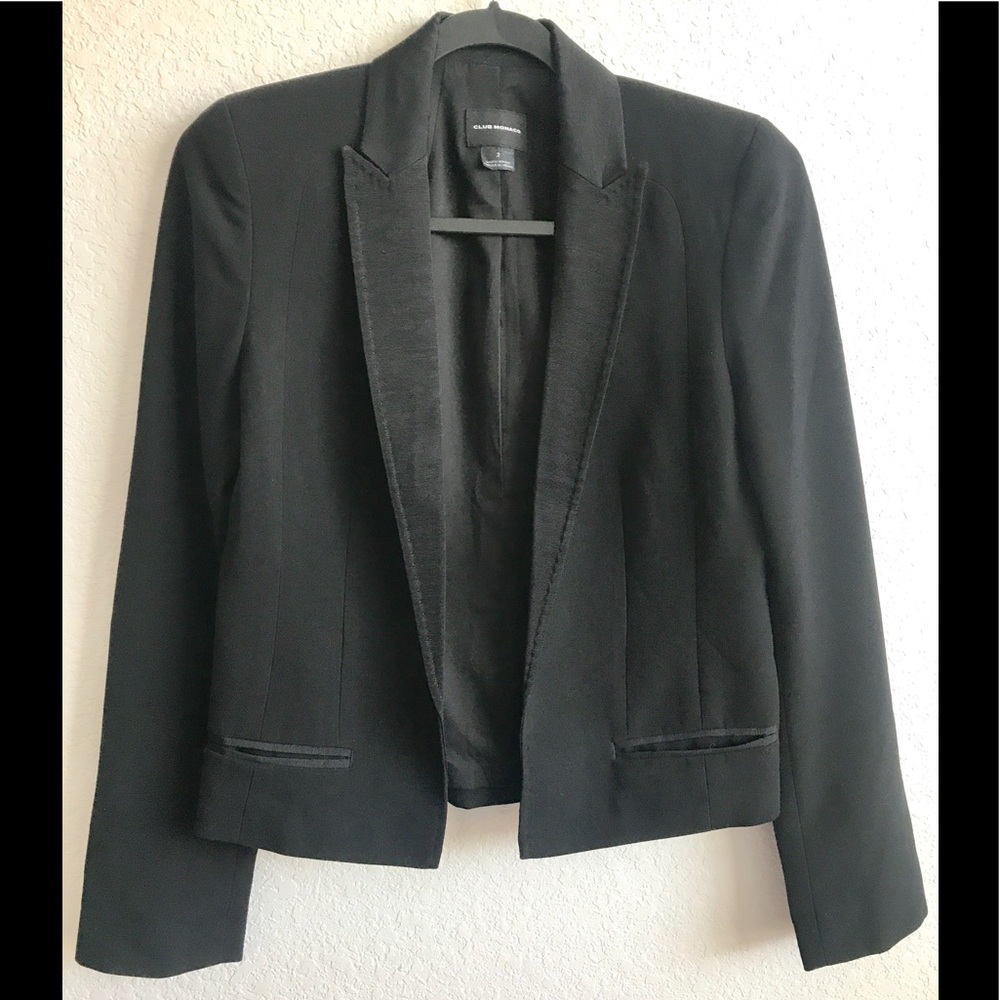 Club Monaco Black Tuxedo Blazer - sz 2